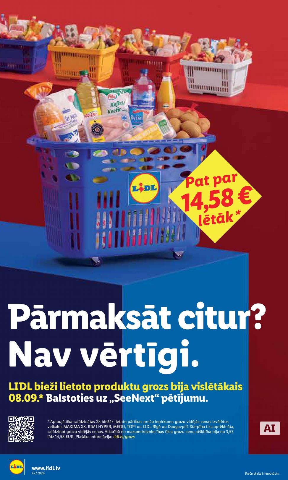 Jauns LIDL akciju buklets 12.10.2026 - 18.10.2026
