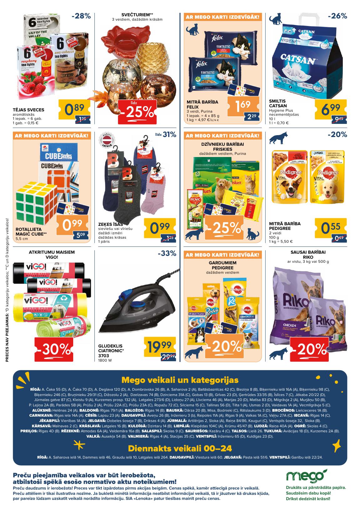 MEGO akciju buklets Nr.41 05.10.2026 - 11.10.2026