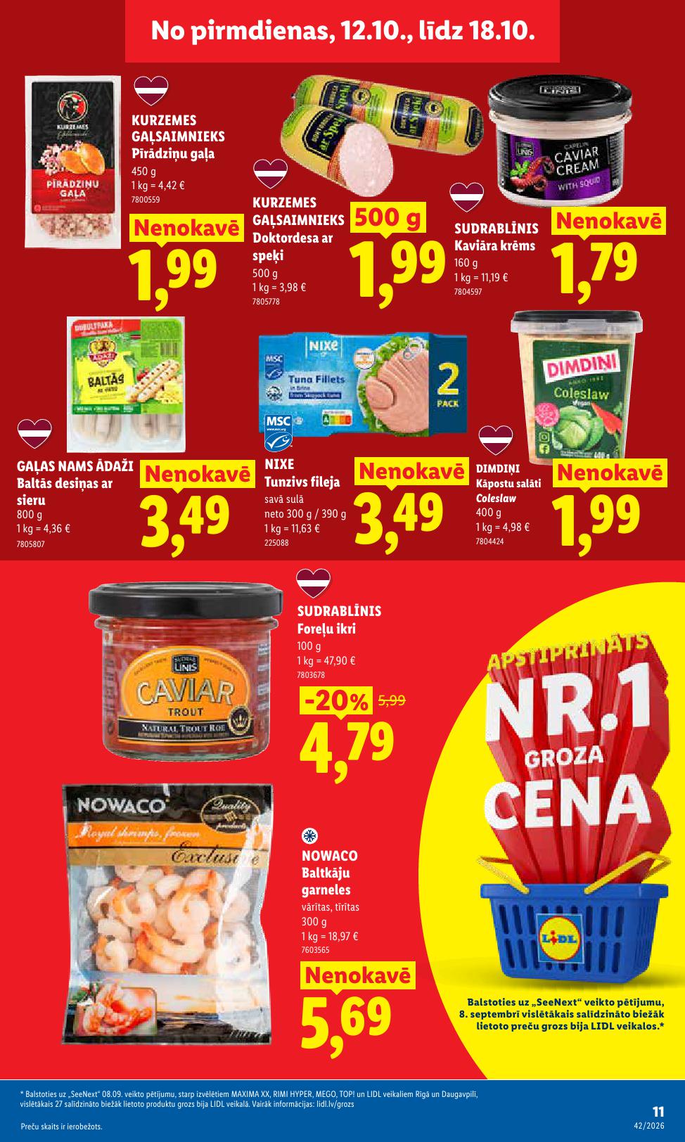 Jauns LIDL akciju buklets 12.10.2026 - 18.10.2026