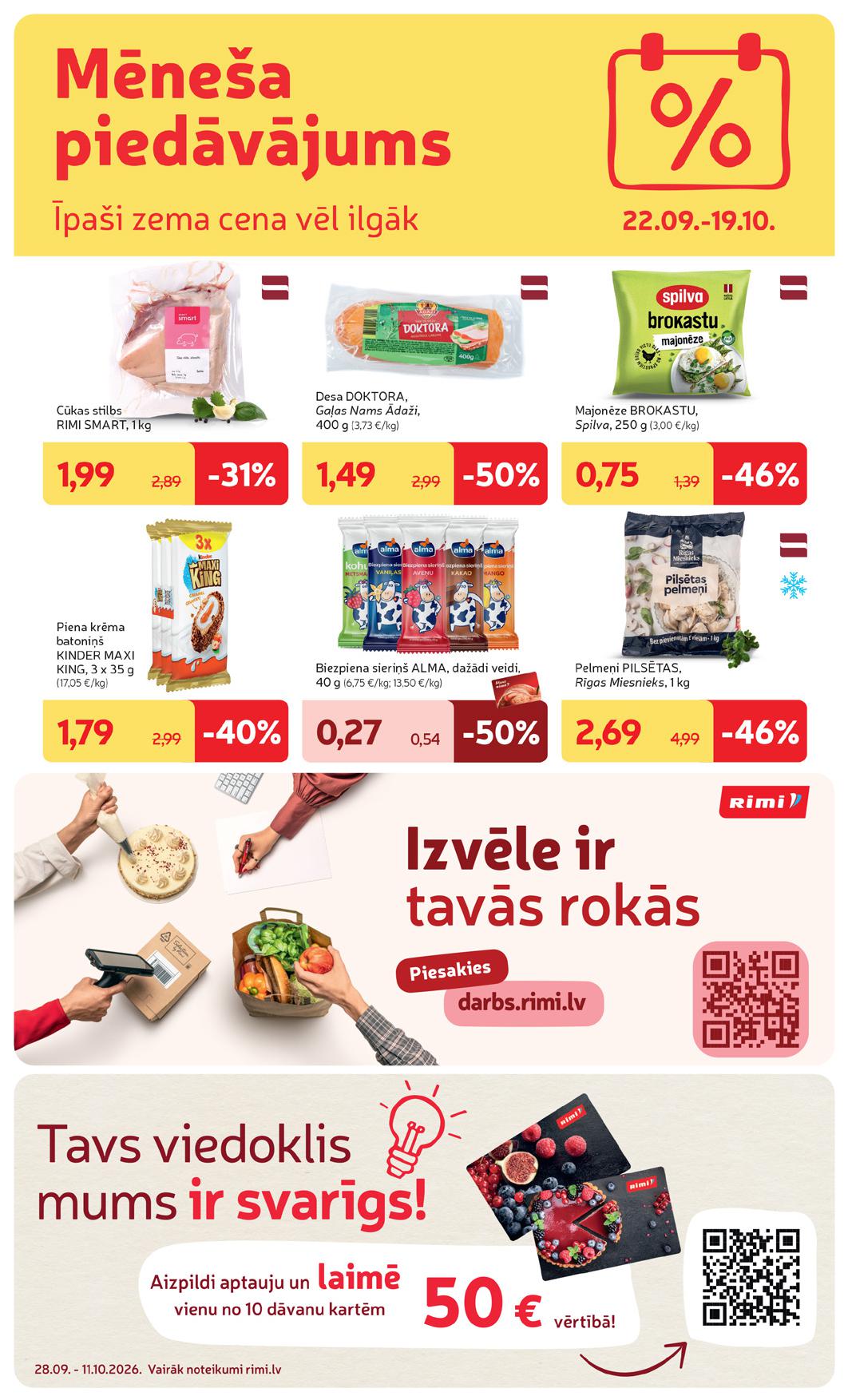 RIMI akciju buklets Nr.41 06.10.2026 - 12.10.2026
