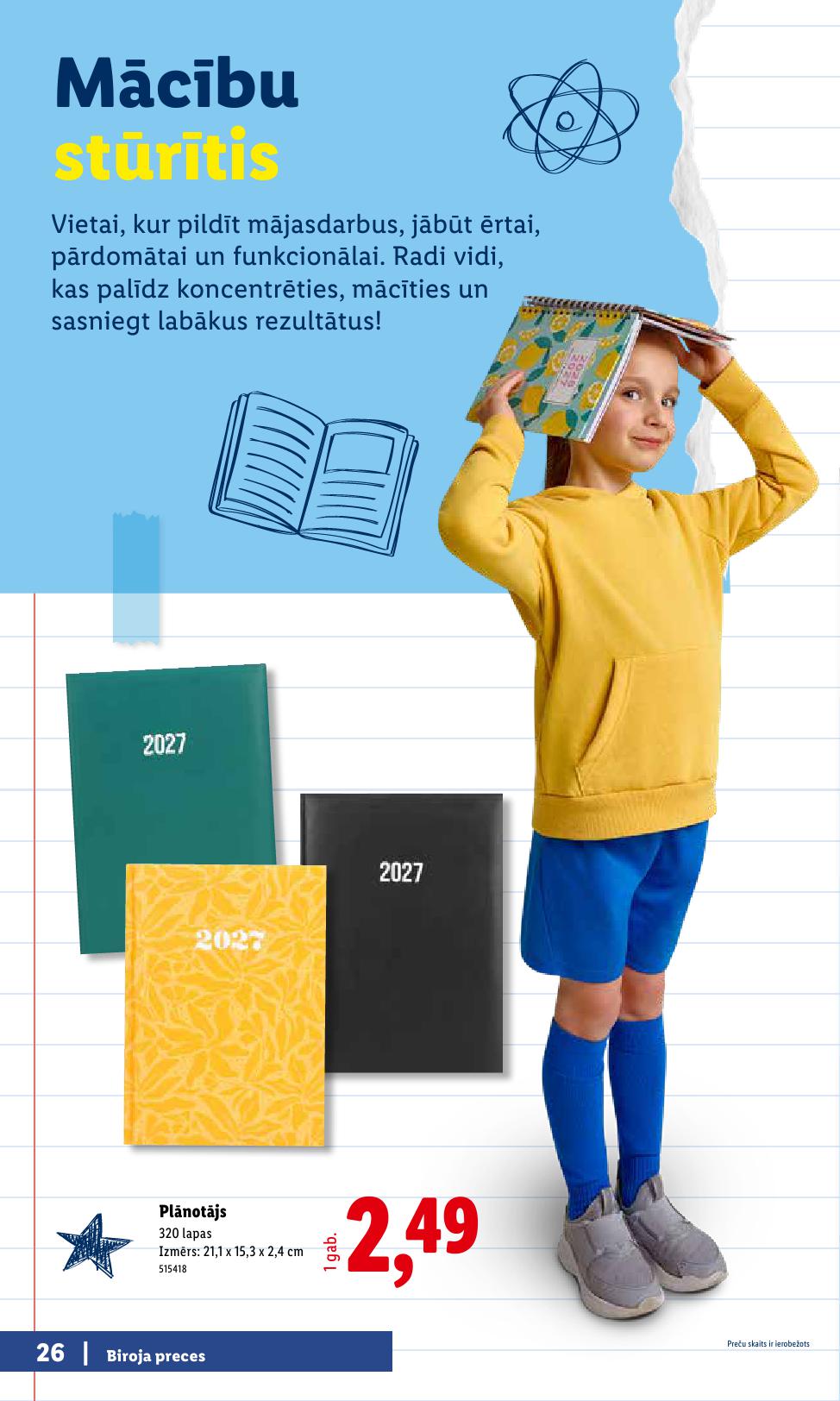 LIDL buklets "Atpakaļ uz skolu"