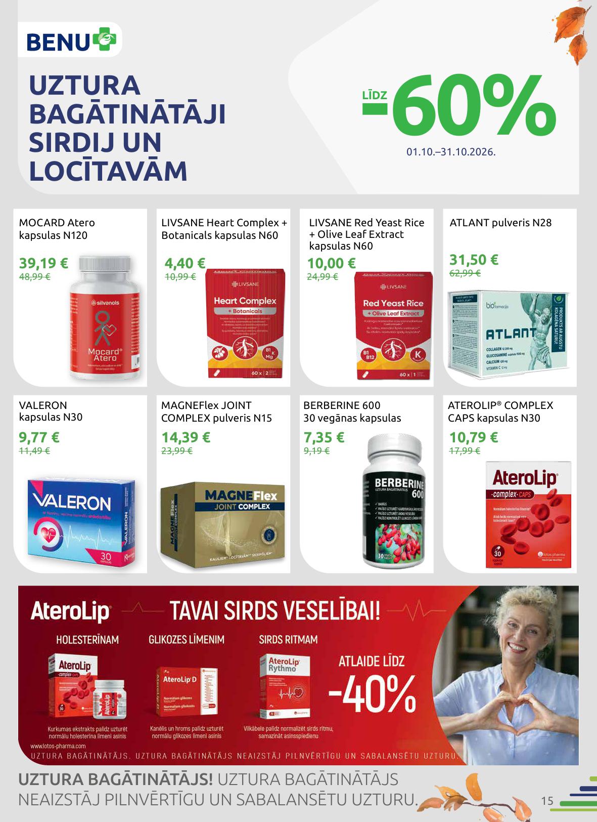 BENU akcijas buklets 01.10.2026 - 31.10.2026