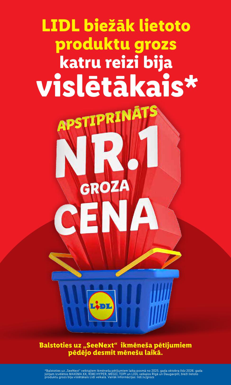 LIDL Nepārtikas preču piedāvājums spēkā 26.10.2026 līdz 01.11.2026
