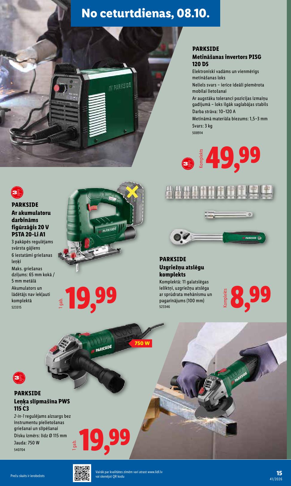 LIDL Nepārtikas preču piedāvājums spēkā 05.10.2026 līdz 11.10.2026