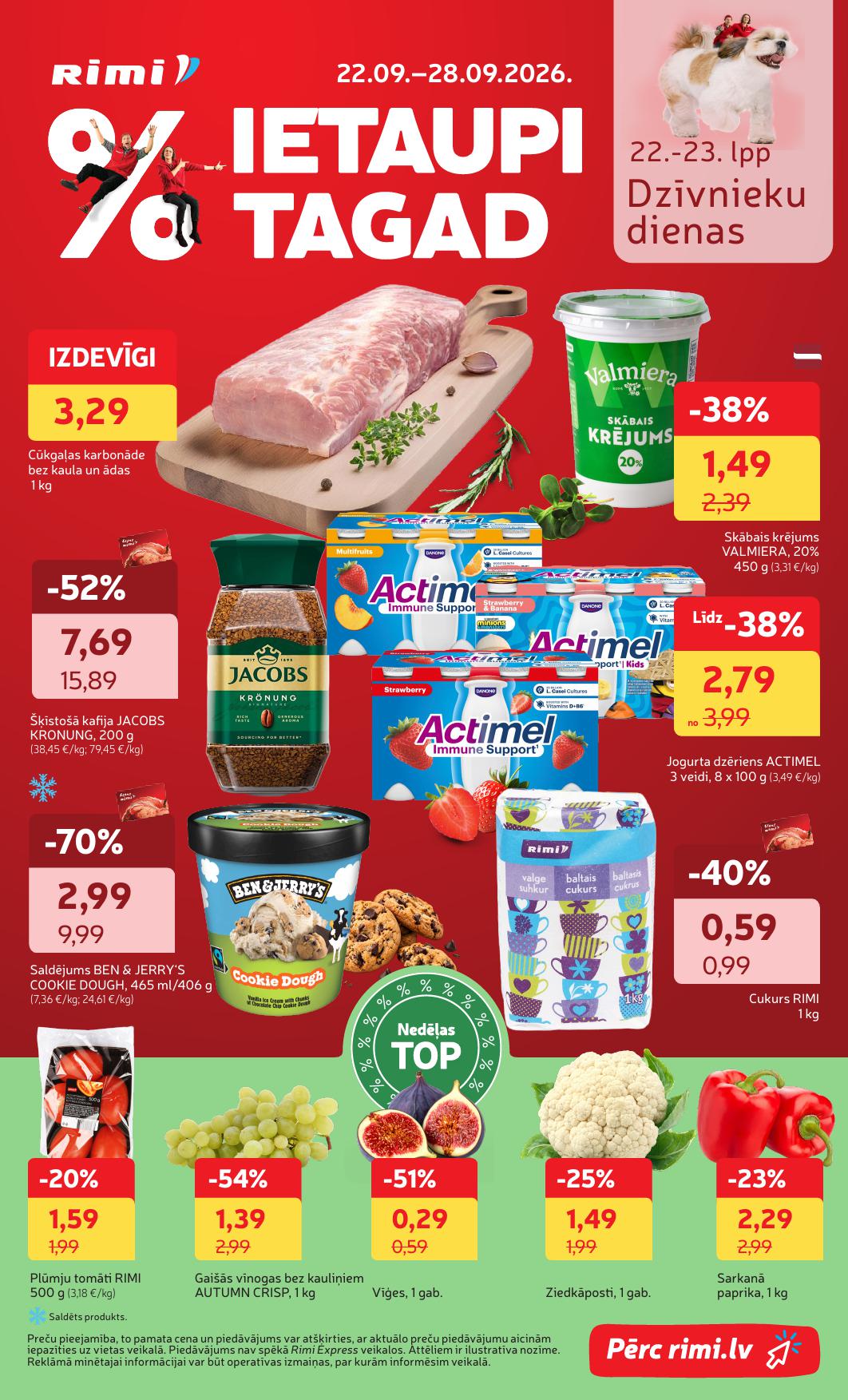 RIMI akciju buklets Nr.39 22.09.2026 - 28.09.2026