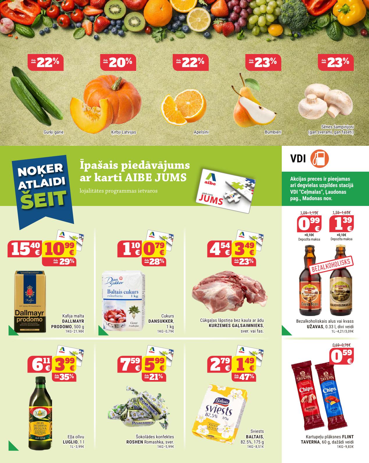 Jauns AIBE akcijas buklets Nr.13 22.09.2026 - 12.10.2026