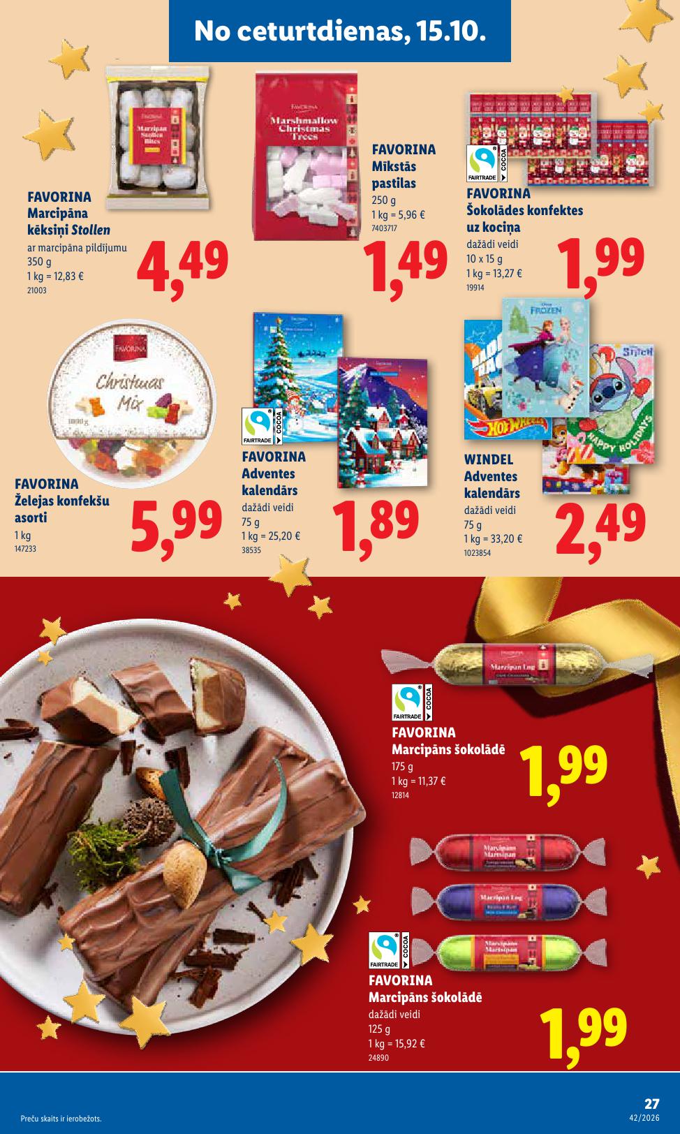 LIDL akciju buklets 12.10.2026 - 18.10.2026