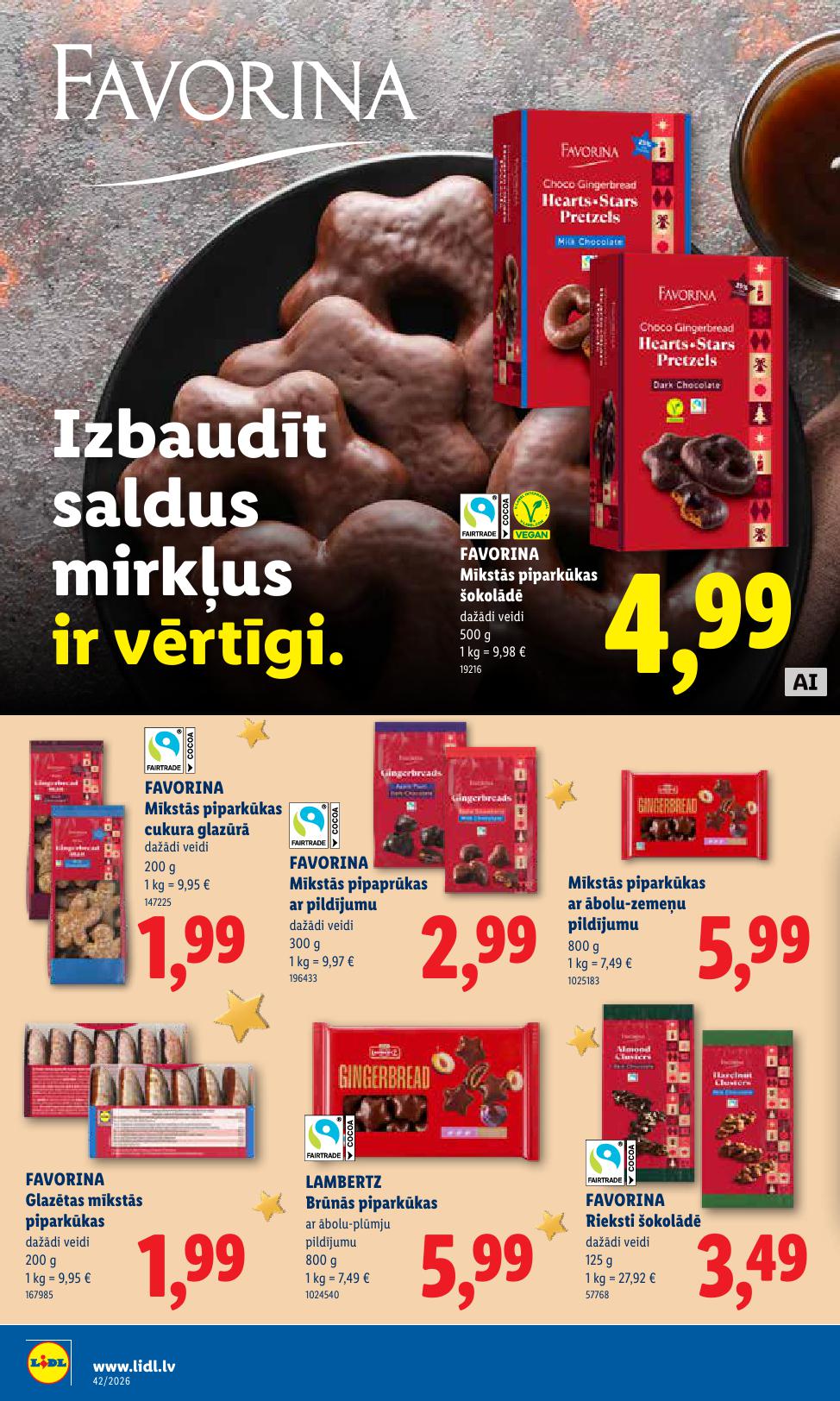LIDL akciju buklets 12.10.2026 - 18.10.2026