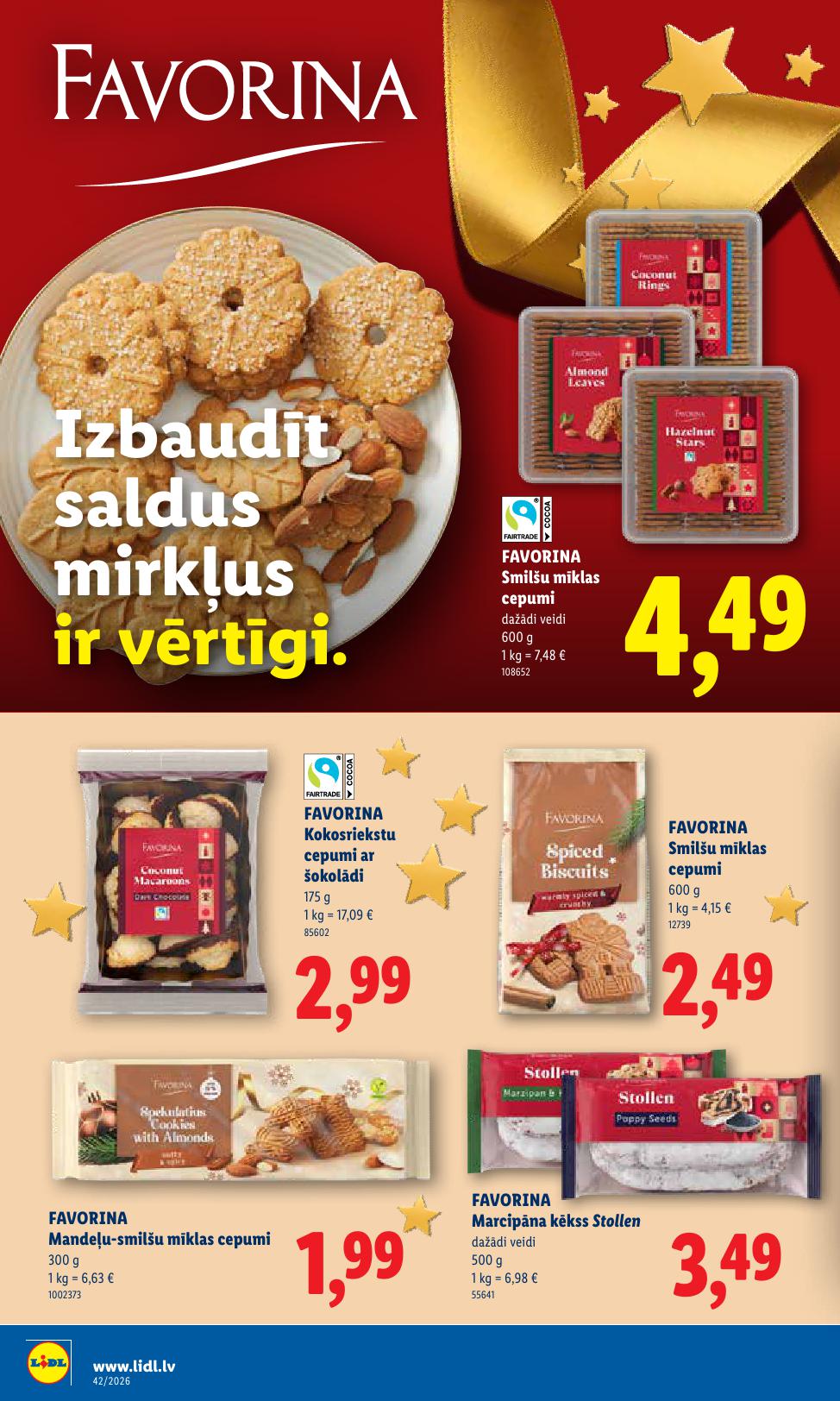 LIDL akciju buklets 12.10.2026 - 18.10.2026