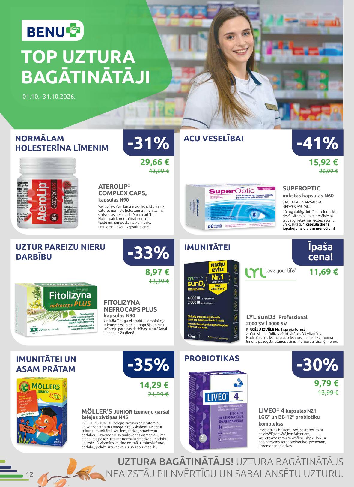 BENU akcijas buklets 01.10.2026 - 31.10.2026