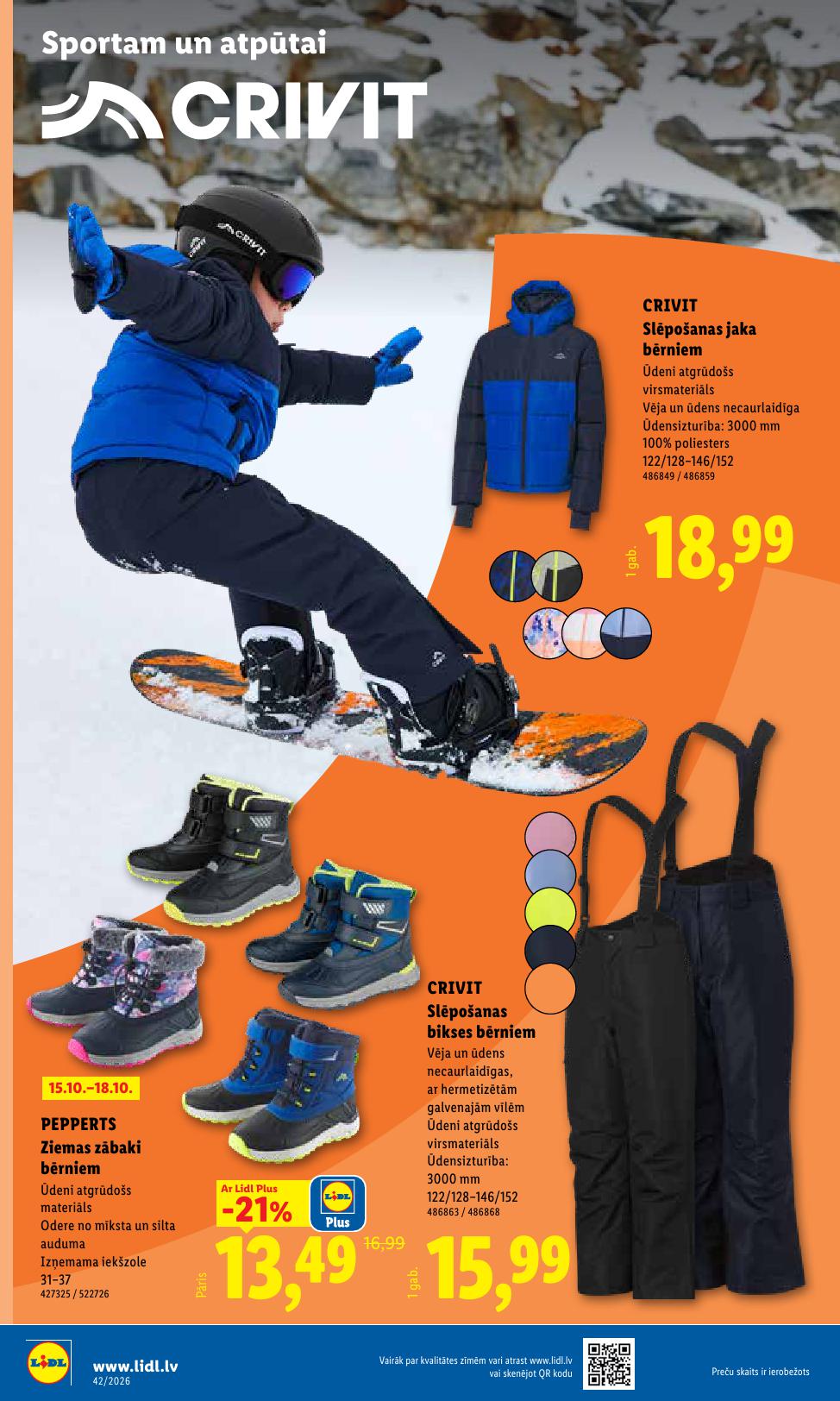 LIDL Nepārtikas preču piedāvājums spēkā 12.10.2026 līdz 18.10.2026