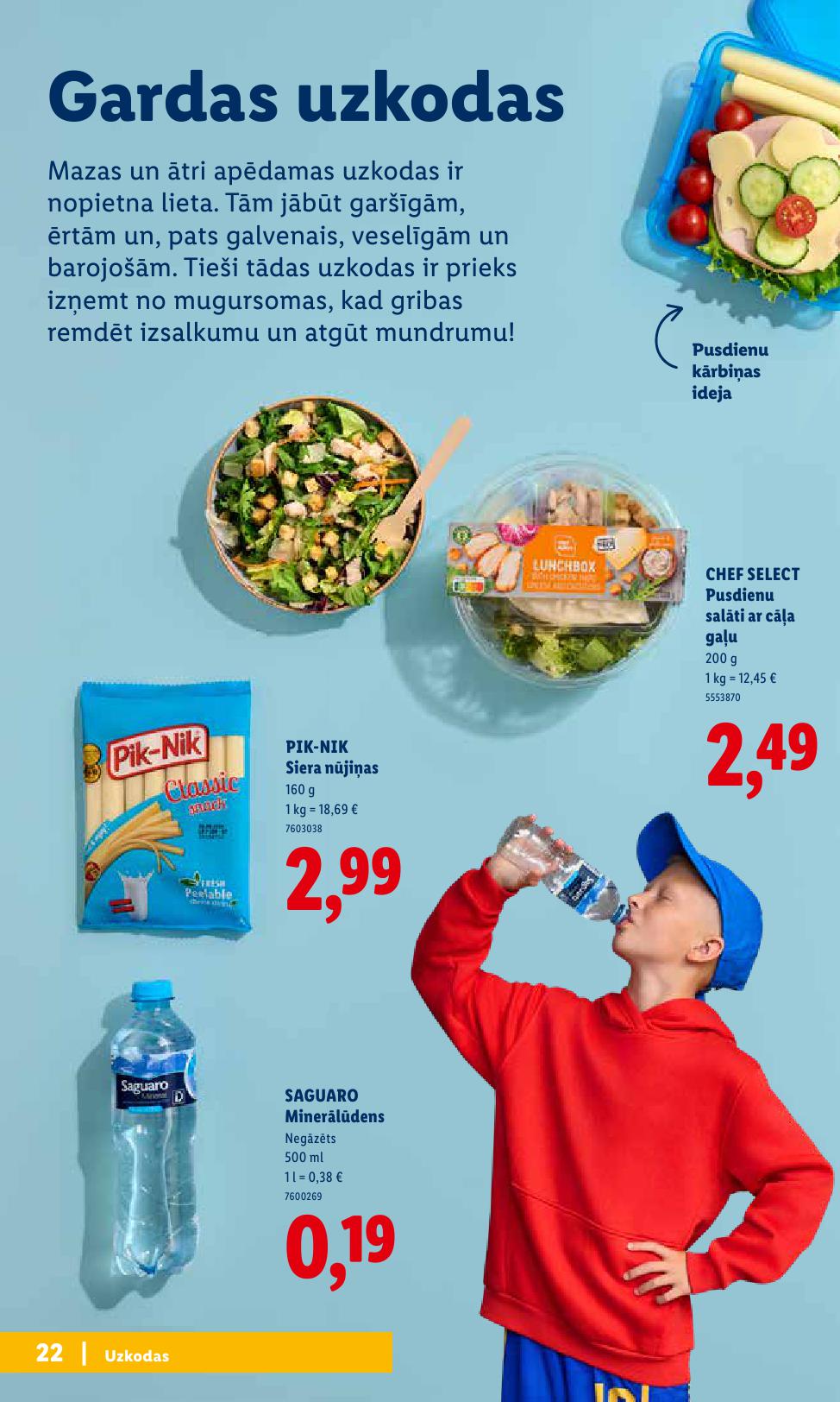 LIDL buklets "Atpakaļ uz skolu"