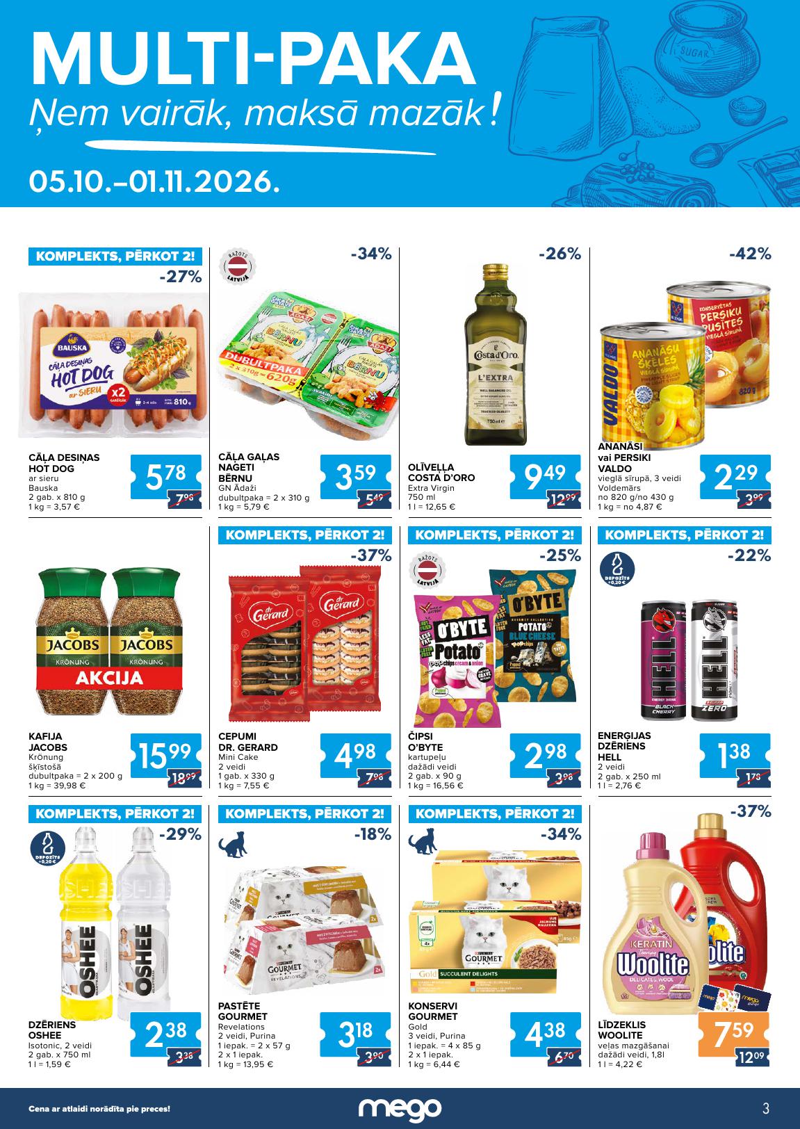 MEGO akciju buklets Nr.41 05.10.2026 - 11.10.2026