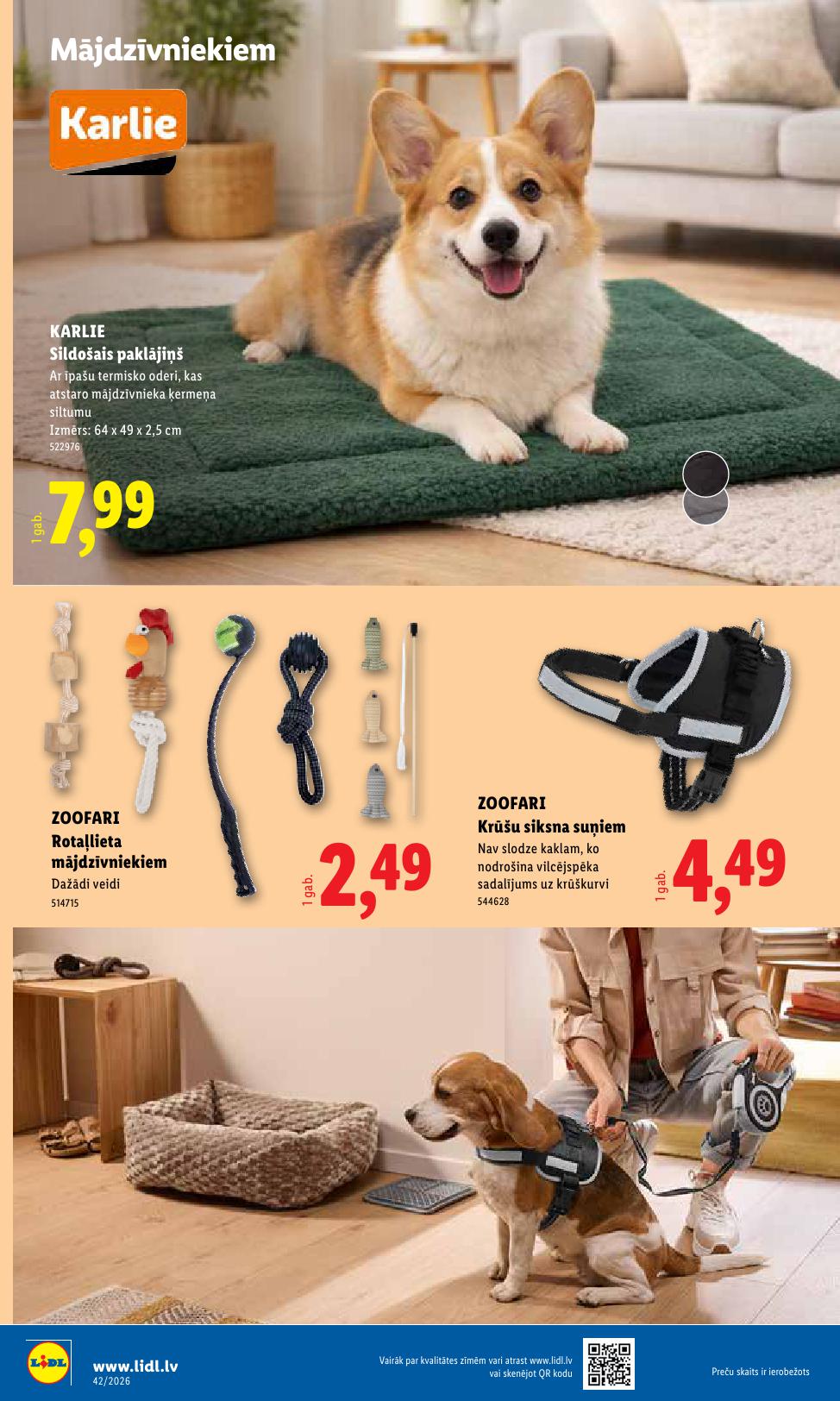 LIDL Nepārtikas preču piedāvājums spēkā 12.10.2026 līdz 18.10.2026