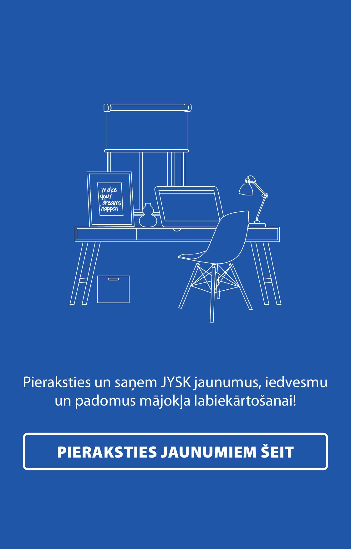 Jauns JYSK akciju buklets