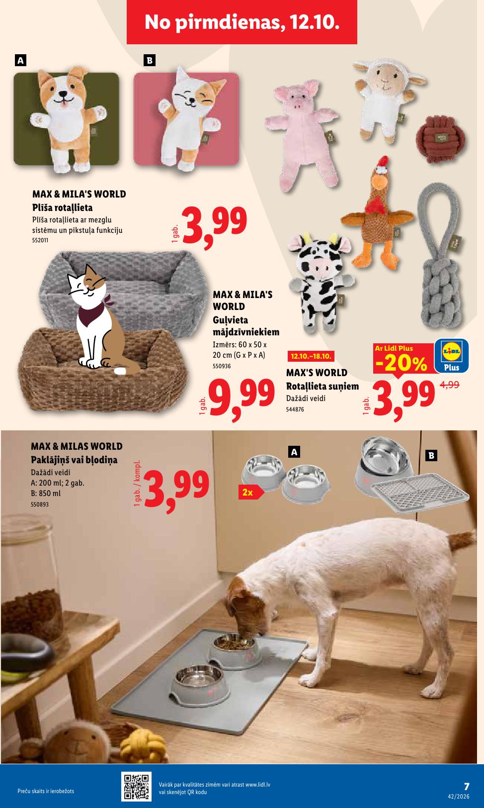 LIDL Nepārtikas preču piedāvājums spēkā 12.10.2026 līdz 18.10.2026
