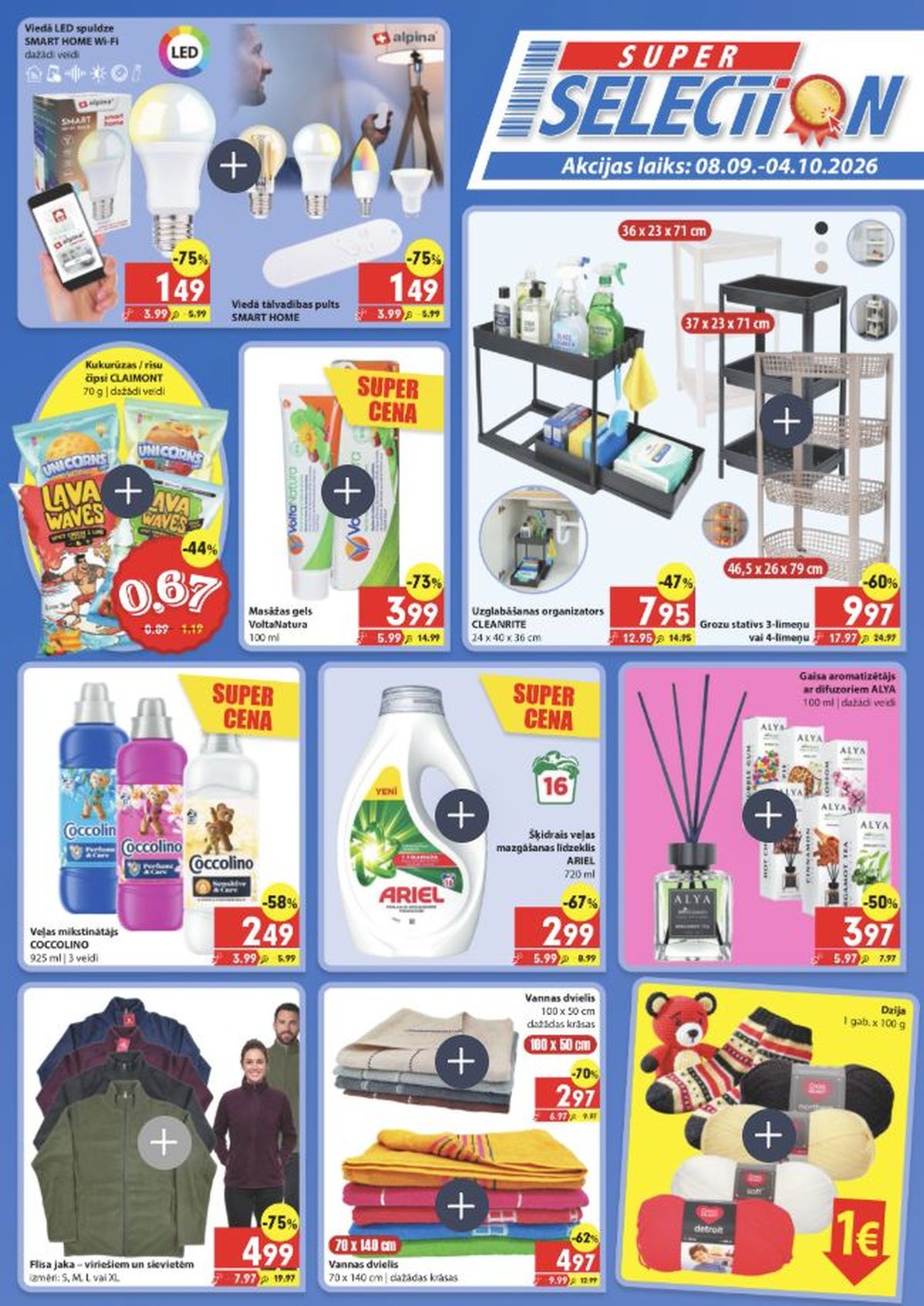 SUPER SELECTION akciju buklets 08.09.2026 - 04.10.2026