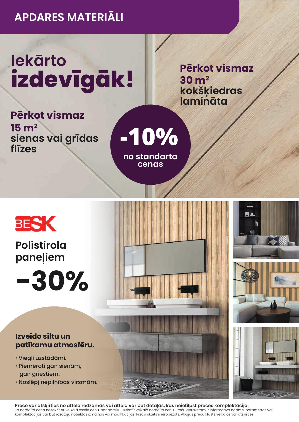 MĀJAI UN DĀRZAM akcijas buklets 01.10.2026 - 31.10.2026