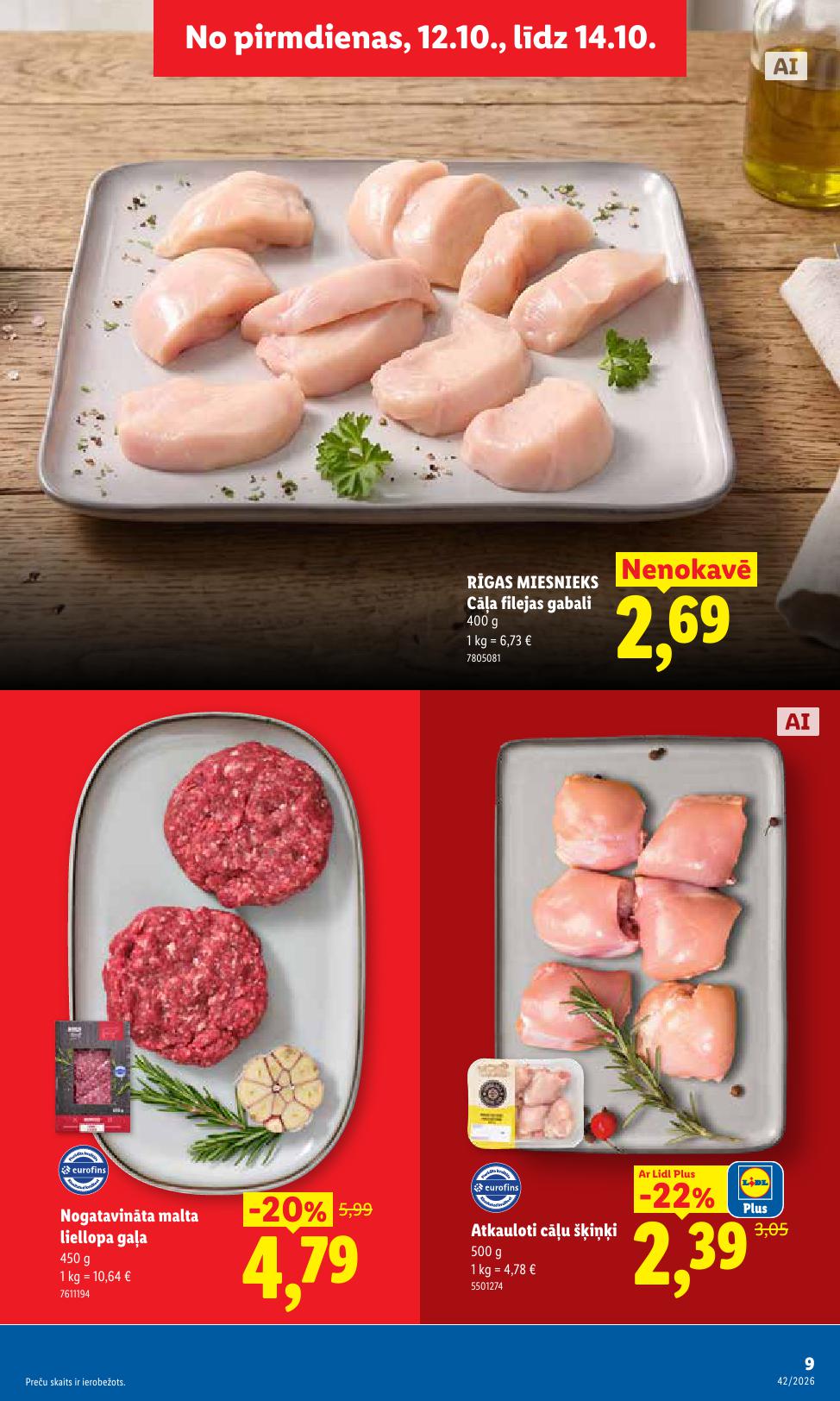 LIDL akciju buklets 12.10.2026 - 18.10.2026