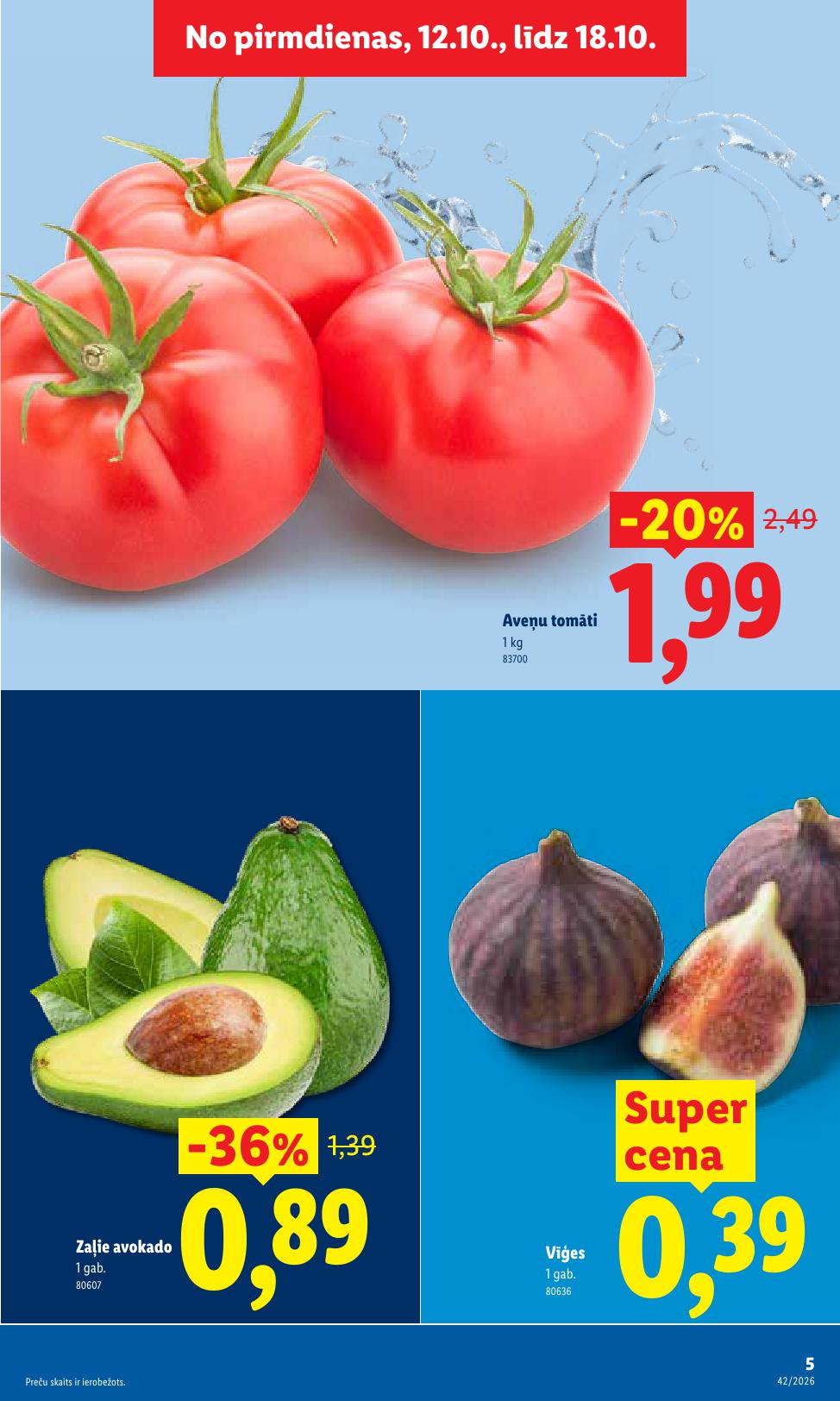 LIDL akciju buklets 12.10.2026 - 18.10.2026