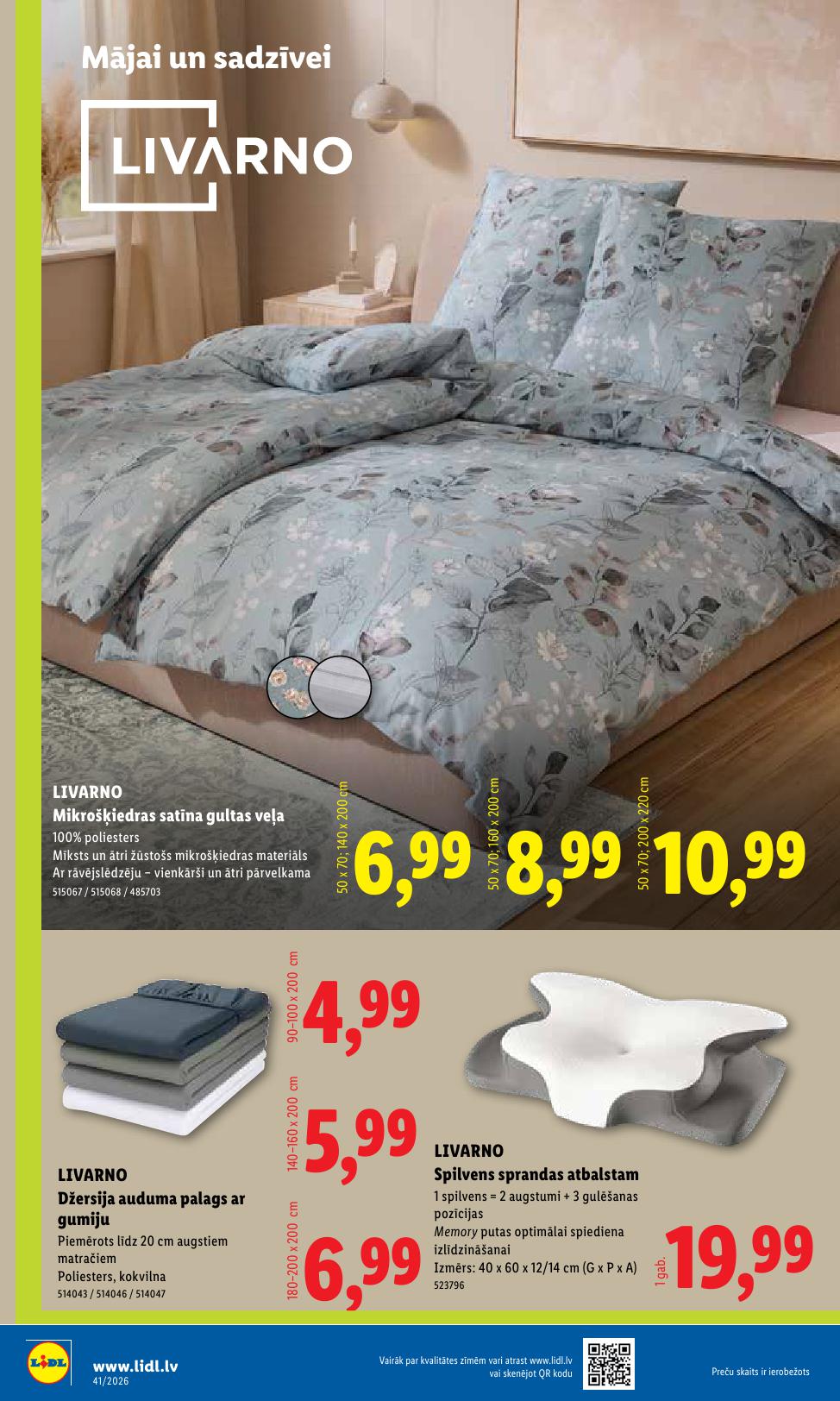 LIDL Nepārtikas preču piedāvājums spēkā 05.10.2026 līdz 11.10.2026