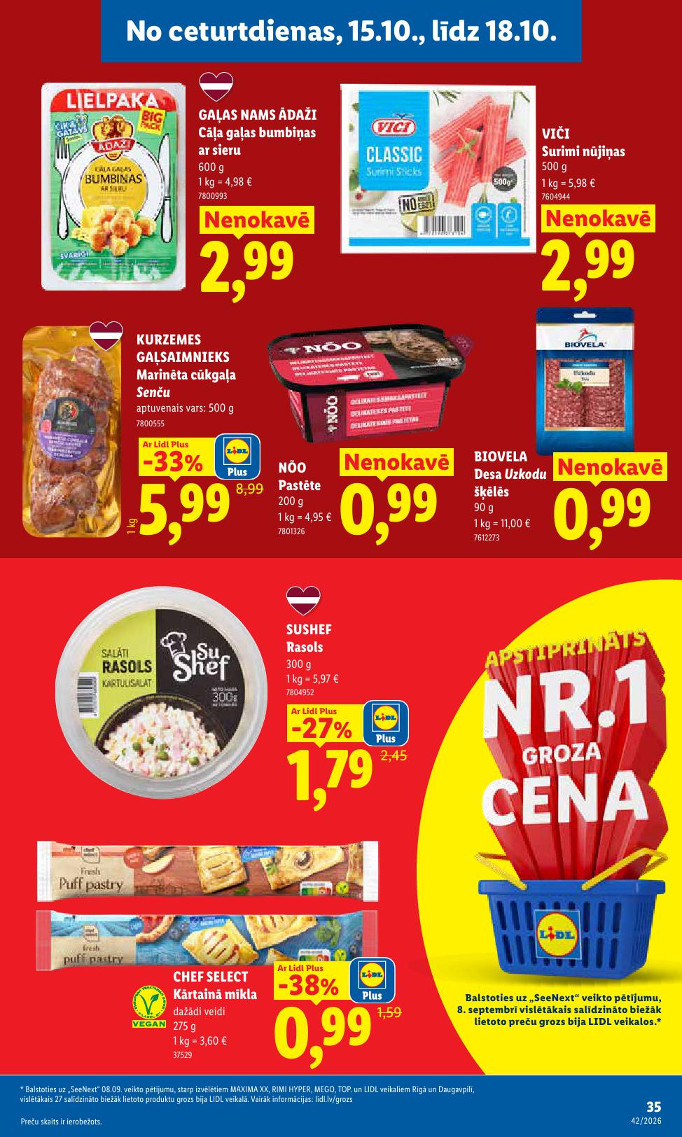 Jauns LIDL akciju buklets 12.10.2026 - 18.10.2026