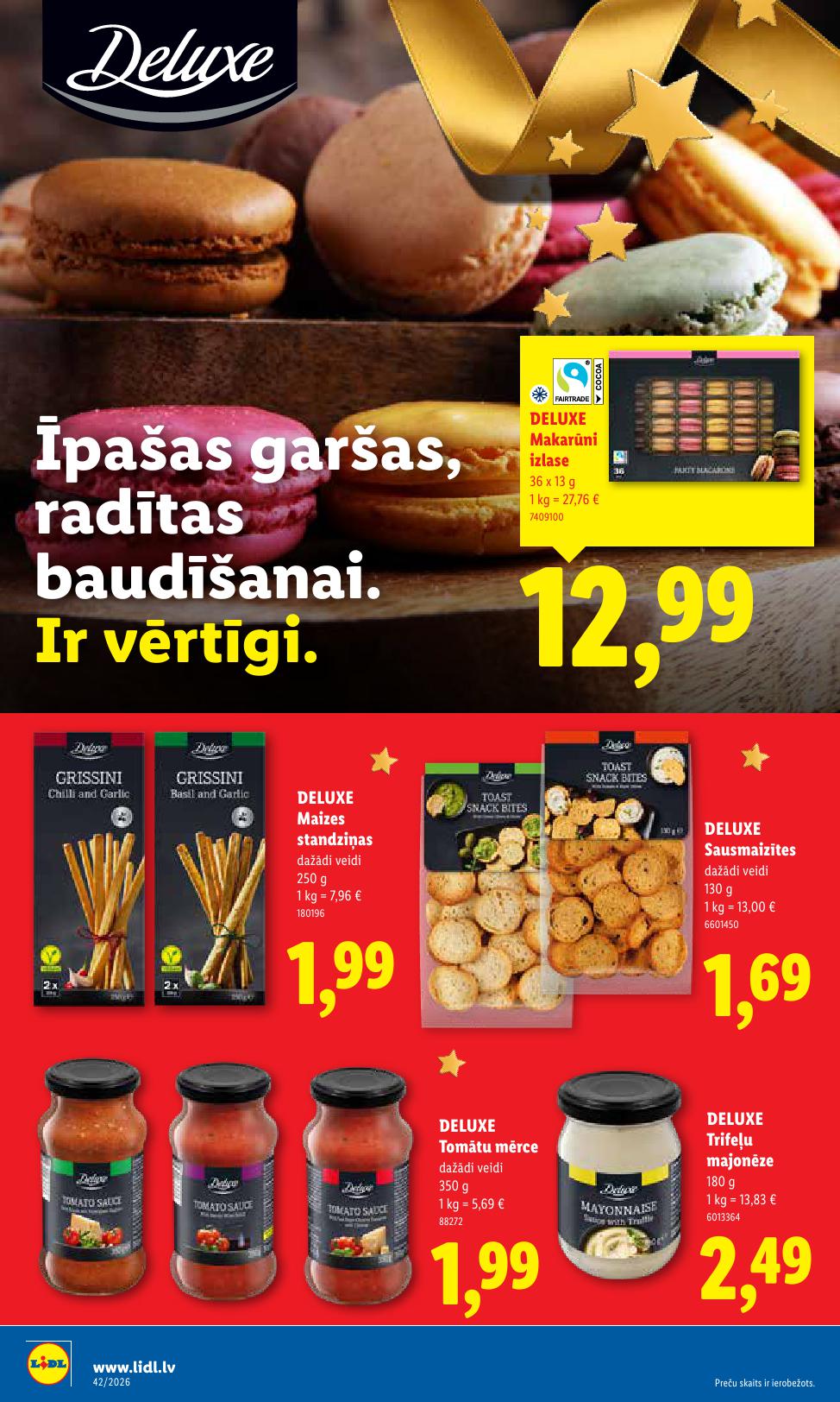LIDL akciju buklets 12.10.2026 - 18.10.2026