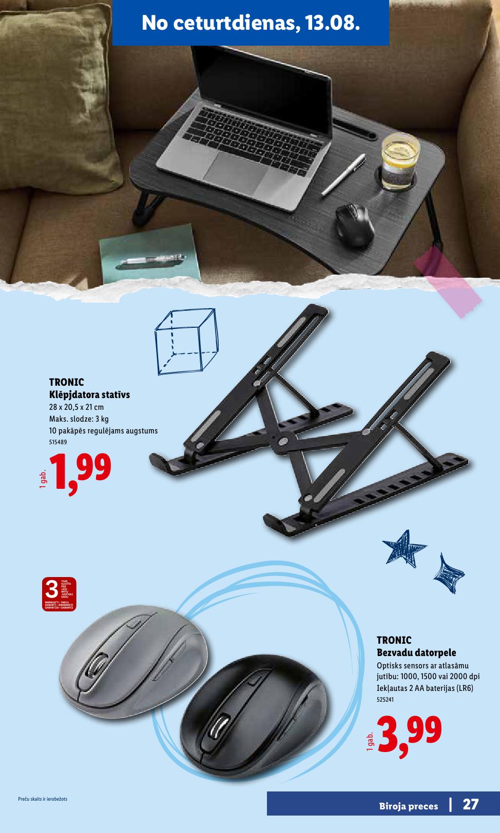 LIDL buklets "Atpakaļ uz skolu"