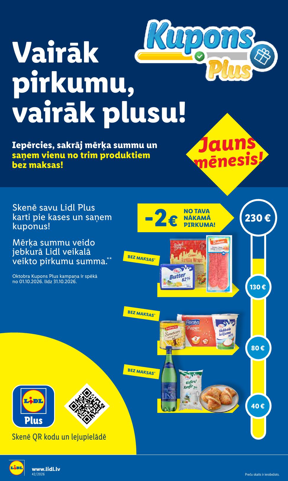 LIDL akciju buklets 12.10.2026 - 18.10.2026