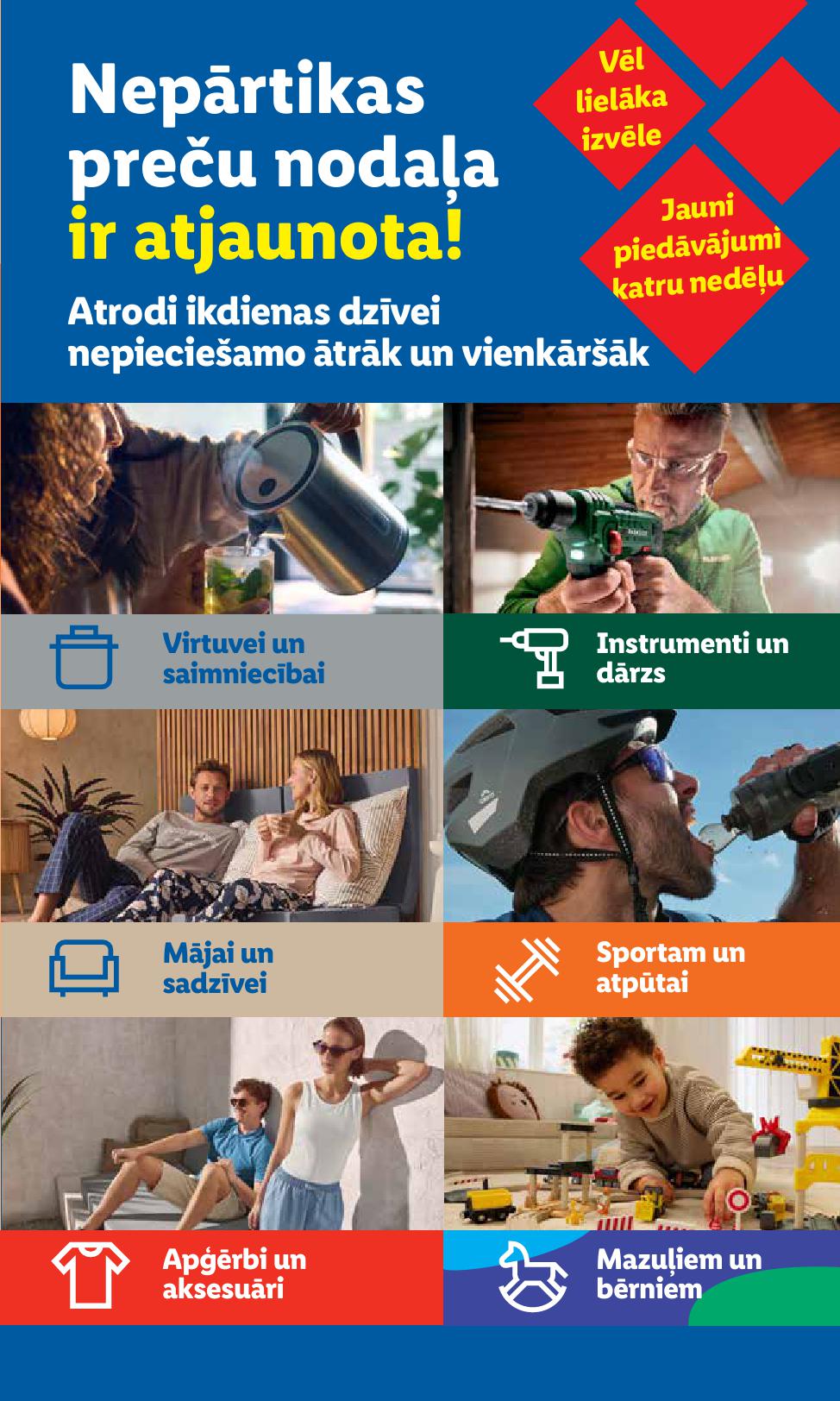 LIDL Nepārtikas preču piedāvājums spēkā 26.10.2026 līdz 01.11.2026