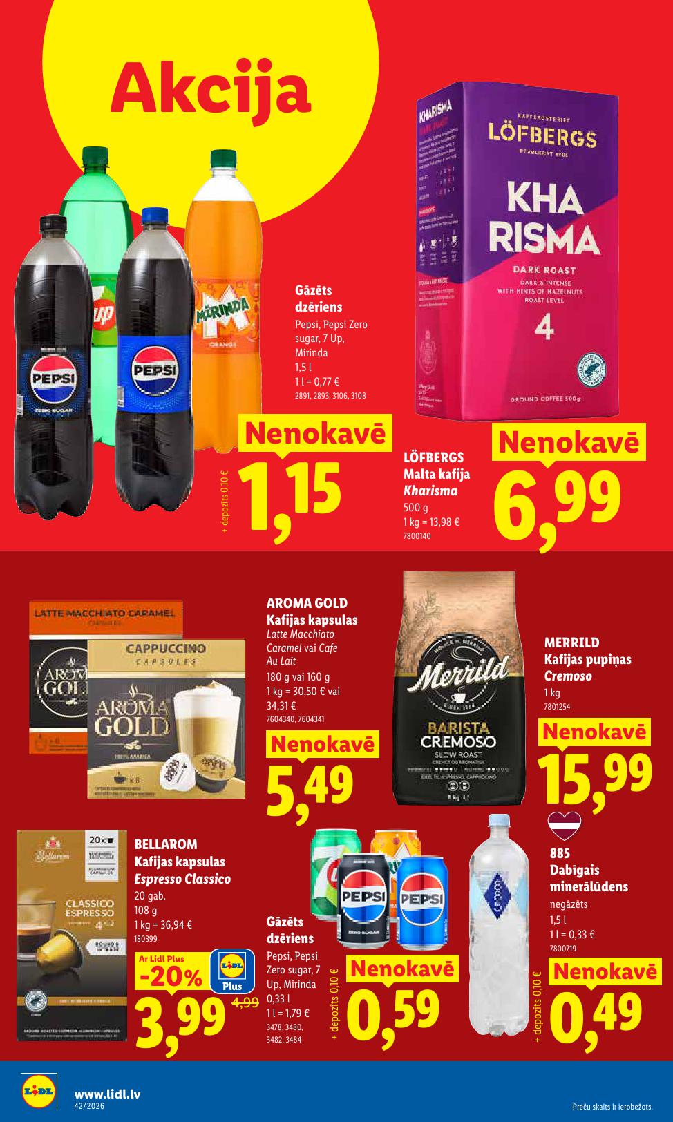 LIDL akciju buklets 12.10.2026 - 18.10.2026