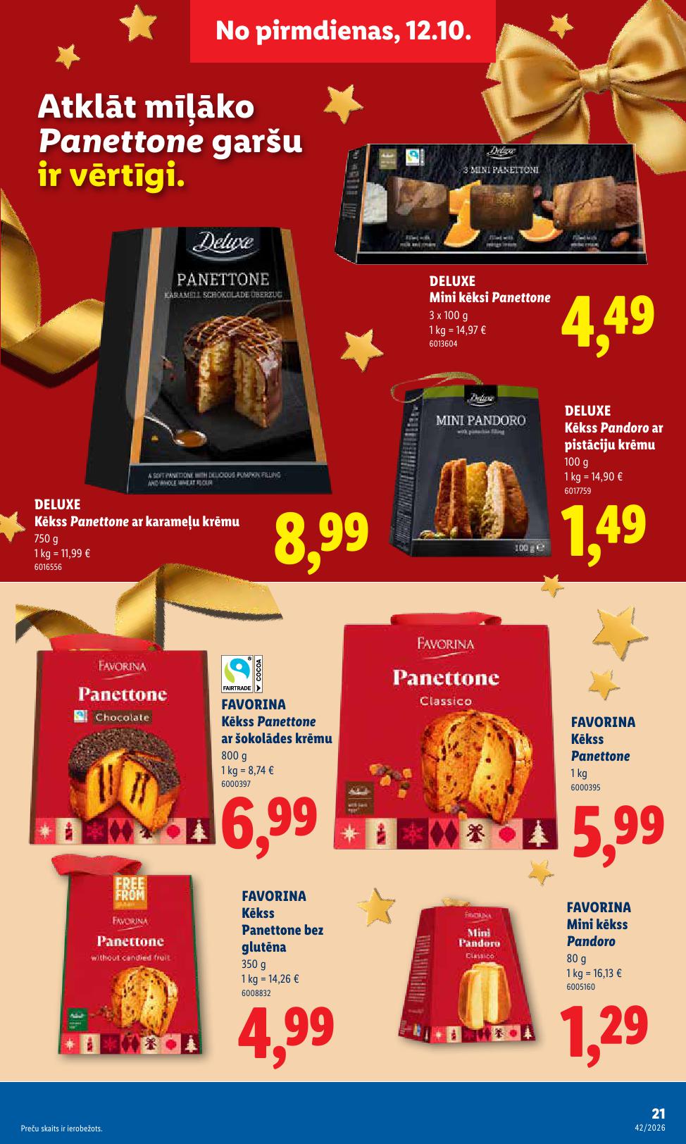 LIDL akciju buklets 12.10.2026 - 18.10.2026