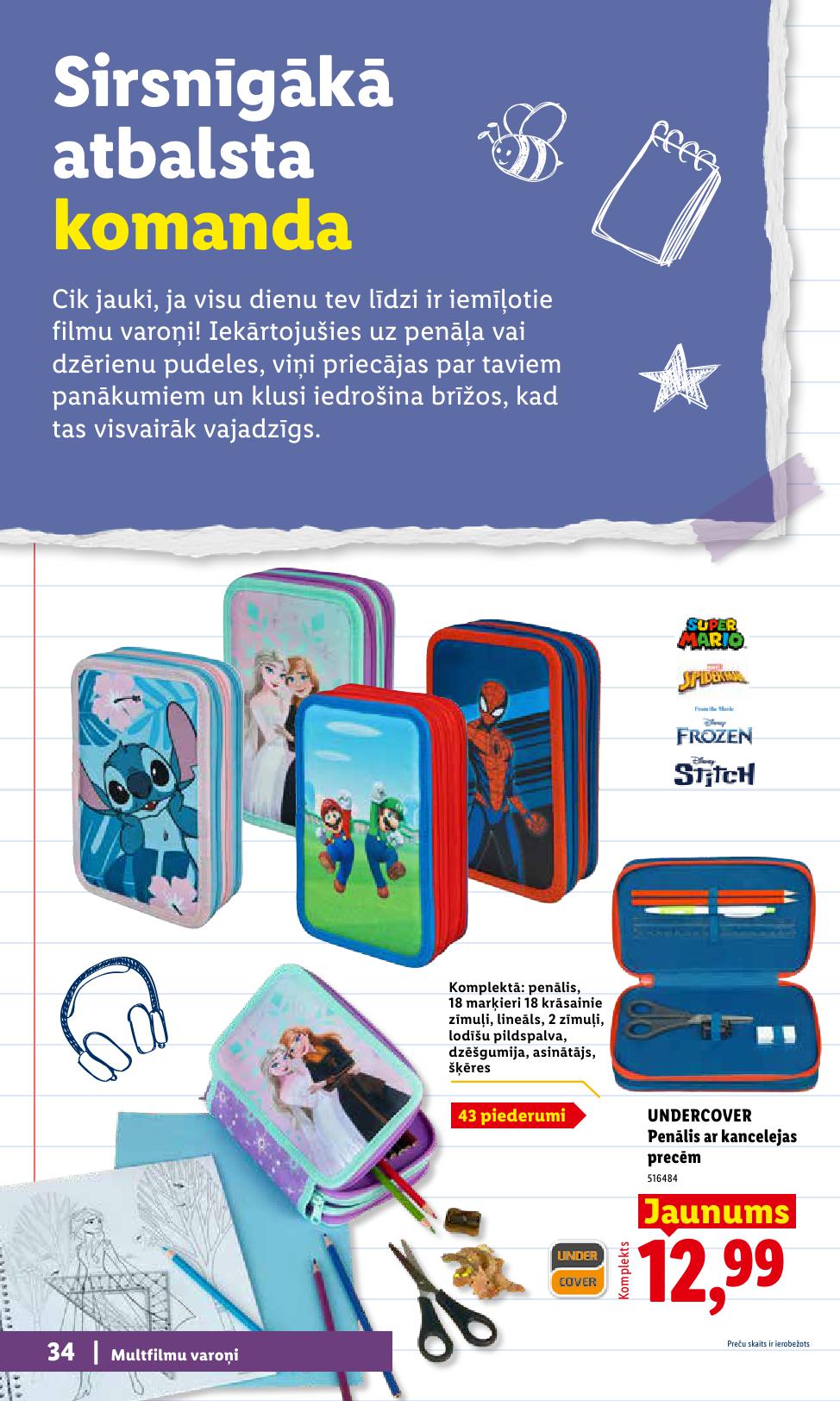 LIDL buklets "Atpakaļ uz skolu"