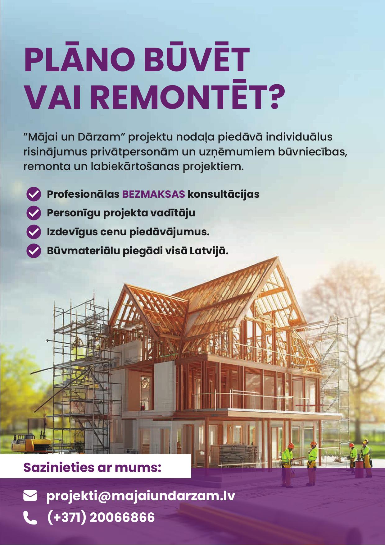 Jauns MĀJAI UN DĀRZAM akcijas buklets 01.10.2026 - 31.10.2026