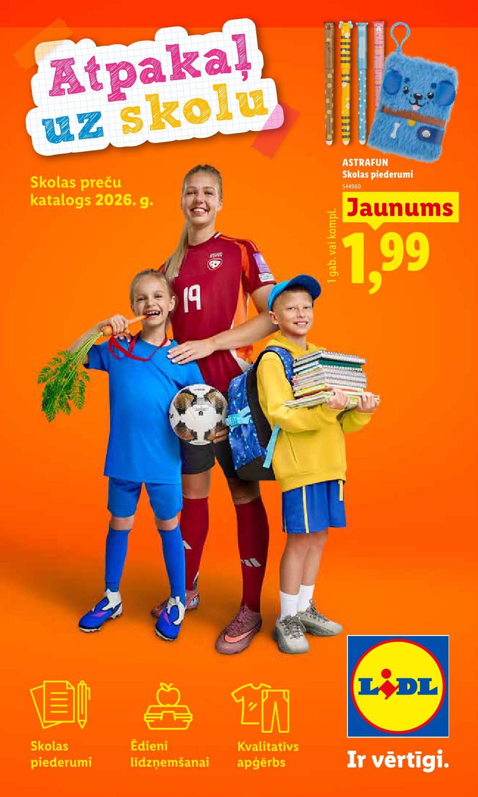 LIDL buklets "Atpakaļ uz skolu"