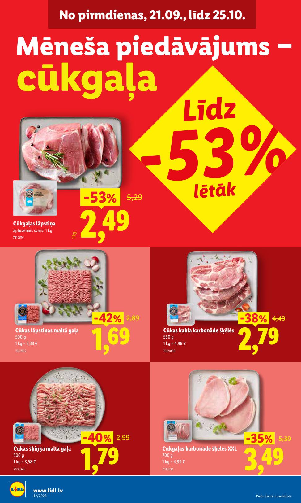 Jauns LIDL akciju buklets 12.10.2026 - 18.10.2026