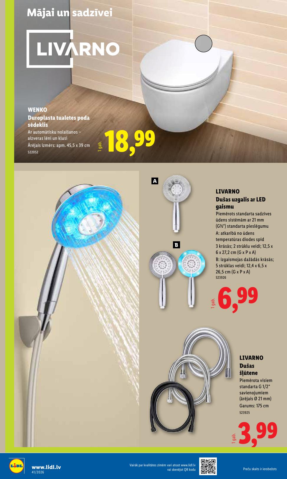 LIDL Nepārtikas preču piedāvājums spēkā 05.10.2026 līdz 11.10.2026