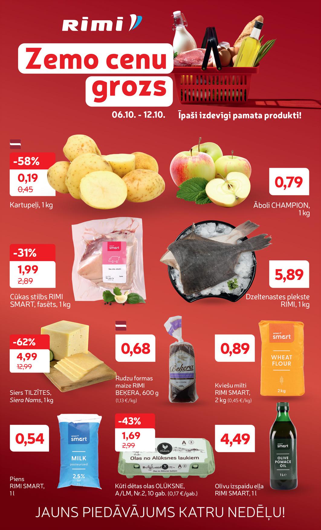 Jauns RIMI akciju buklets Nr.41 06.10.2026 - 12.10.2026