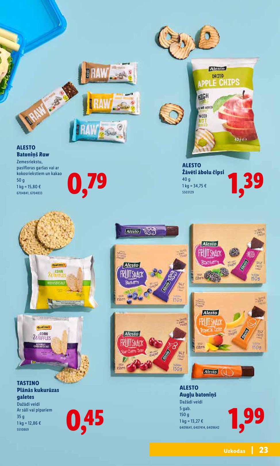 LIDL buklets "Atpakaļ uz skolu"