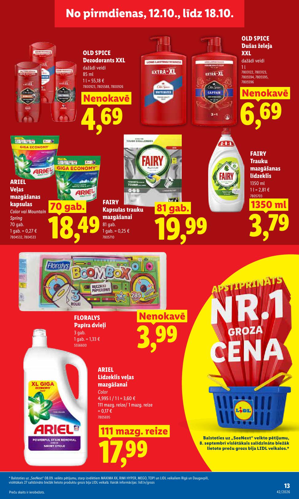 LIDL akciju buklets 12.10.2026 - 18.10.2026