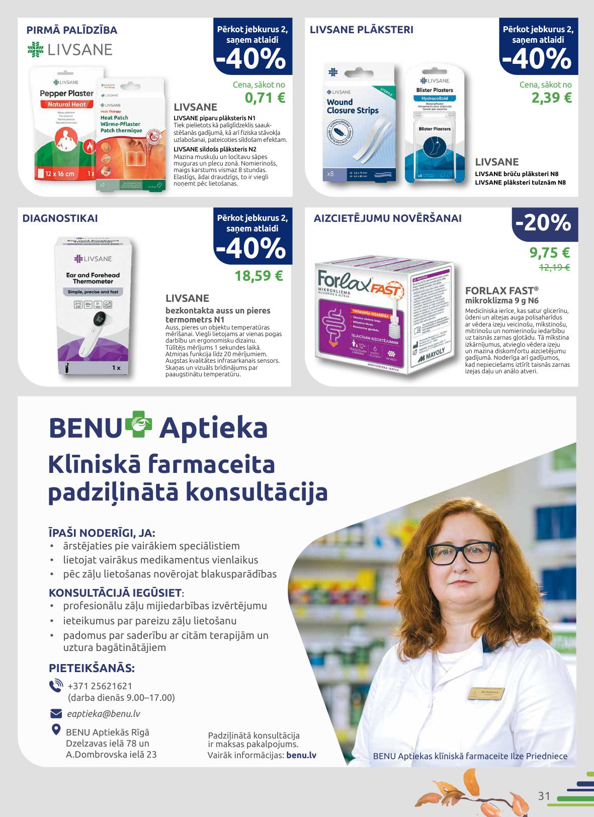 BENU akcijas buklets 01.10.2026 - 31.10.2026
