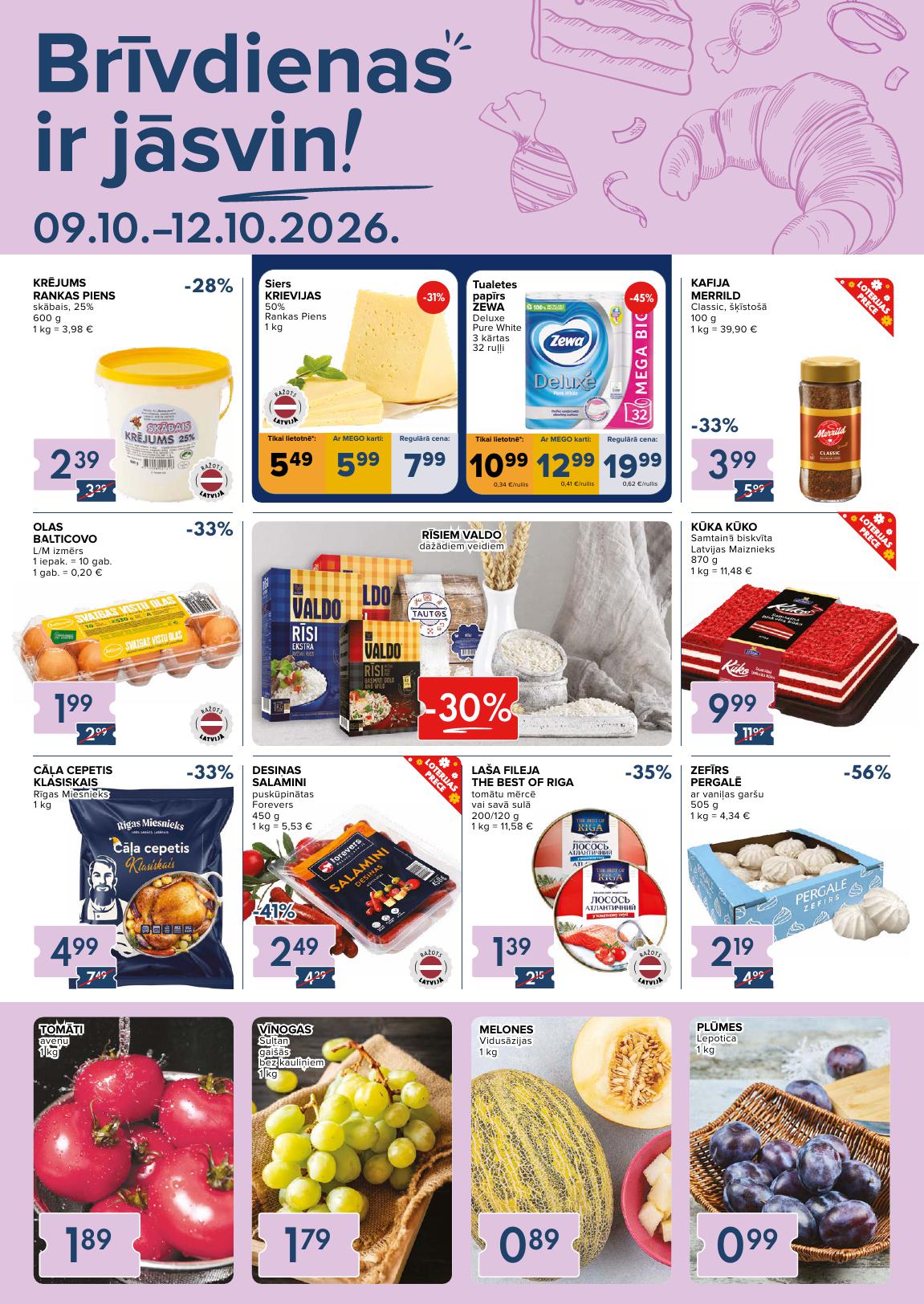 MEGO akciju buklets Nr.41 05.10.2026 - 11.10.2026