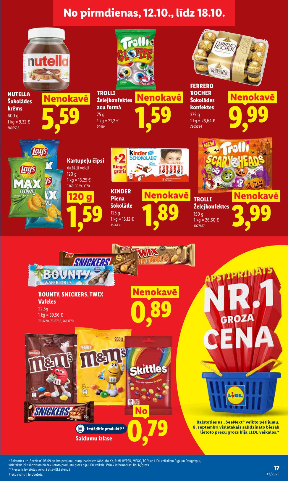 LIDL akciju buklets 12.10.2026 - 18.10.2026