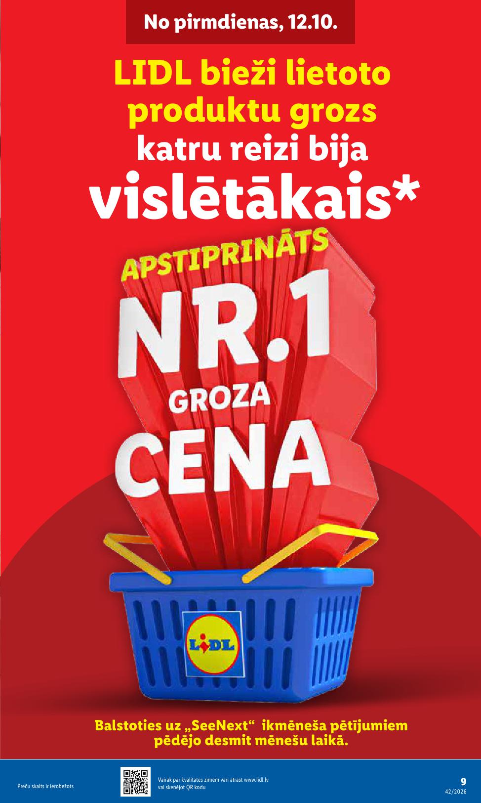 LIDL Nepārtikas preču piedāvājums spēkā 12.10.2026 līdz 18.10.2026