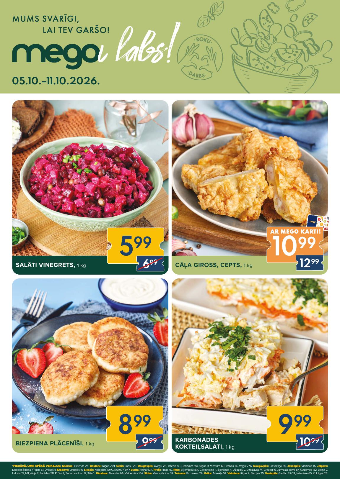 MEGO akciju buklets Nr.41 05.10.2026 - 11.10.2026