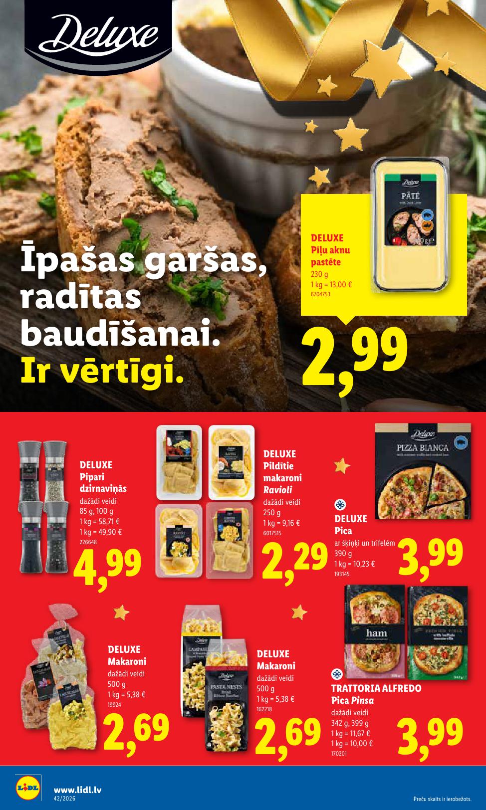 Jauns LIDL akciju buklets 12.10.2026 - 18.10.2026