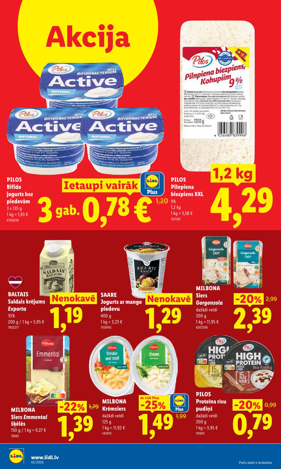 Jauns LIDL akciju buklets 12.10.2026 - 18.10.2026