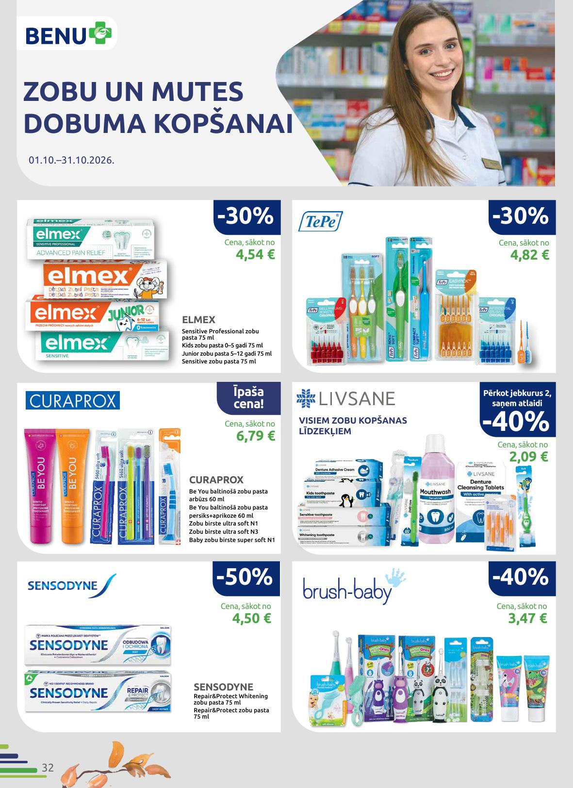 BENU akcijas buklets 01.10.2026 - 31.10.2026