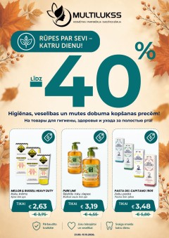 MULTILUKSS akcijas buklets 21.09.2026 - 11.10.2026