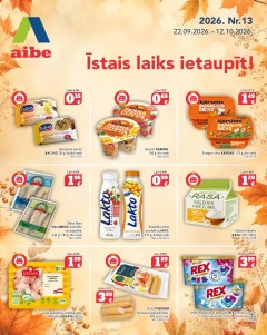 AIBE akciju buklets Nr.13 22.09.2026 - 12.10.2026